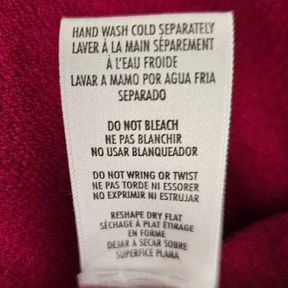 Petite Sophisticate Long Sleeve Turtleneck Top | NWT | SP | Raspberry Pink - Picture 16 of 16